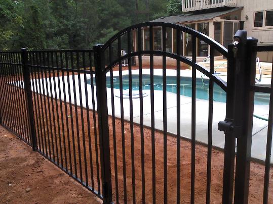 Aluminum Pool Fence - Monroe Alcovy Fence